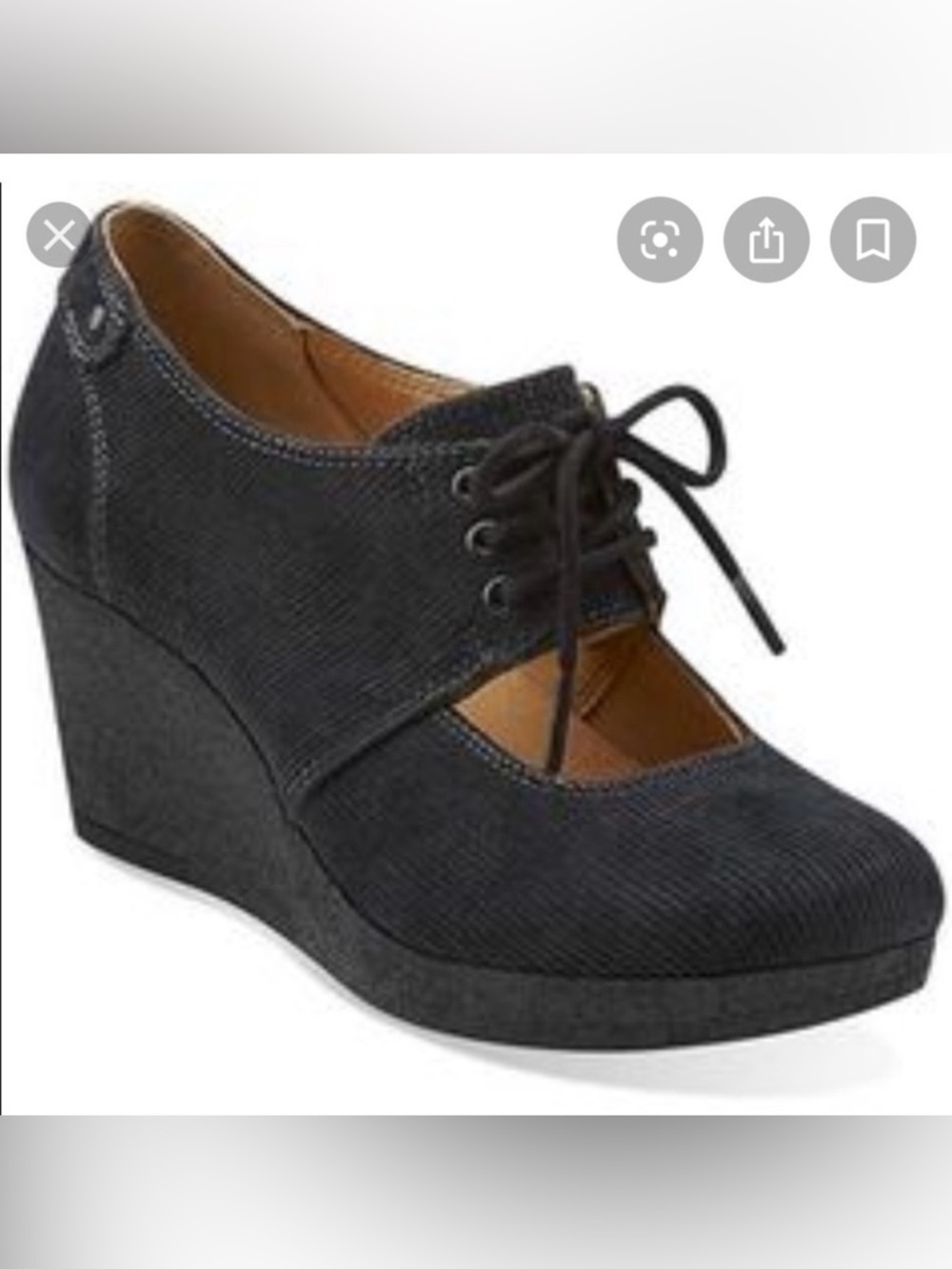 Clarks Originals Vogue Olive Tulip Wedges